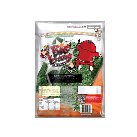 Tao Kae Noi Big Bang Grilled Seaweed Spicy Grilled Squid 50G