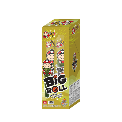 Tao Kae Noi Big Roll Grilled Seaweed Spicy Grilled Squid 18G x 3 (Bundle Deal)
