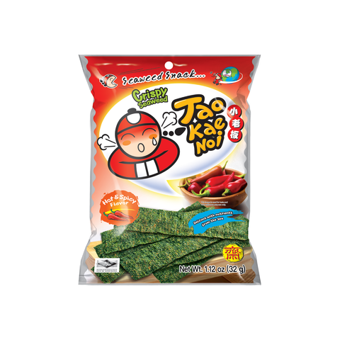 Tao Kae Noi Crispy Seaweed Hot & Spicy 32G