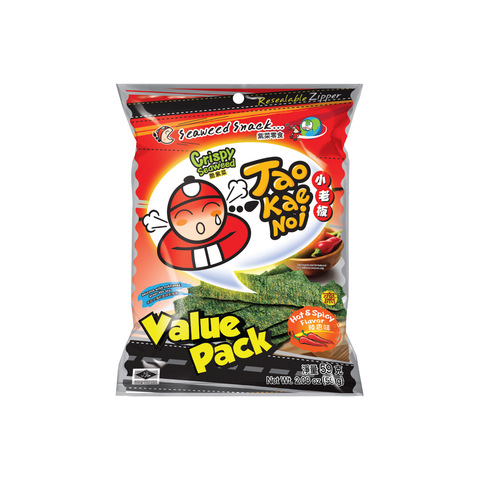 Tao Kae Noi Crispy Seaweed Hot & Spicy 59G