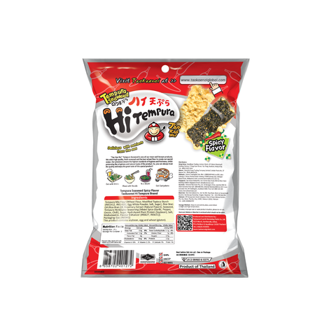 Tao Kae Noi Tempura Seaweed Spicy 40G